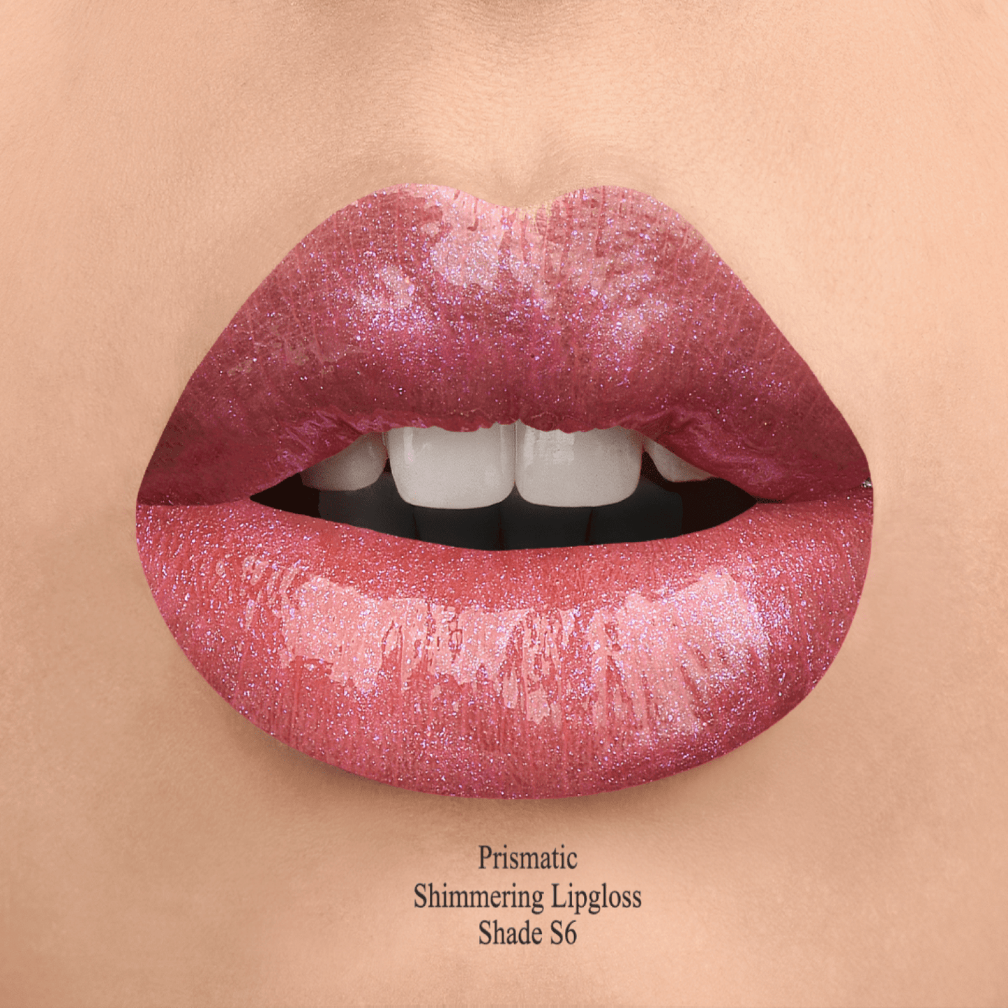 SHADE S6 PRISMATIC SHIMMERING LIPGLOSS - Bold Pink with Blue and Silver Shimmer