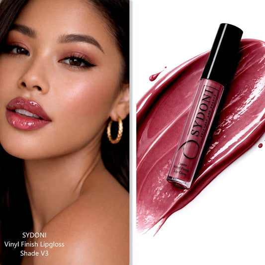 SHADE V3 LUSTRE VINYL FINISH LIPLGLOSS - Medium Berry with Pink undertone